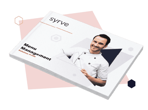 Syrve - Solution Slicks - Menu Management - 3D Cover Asset