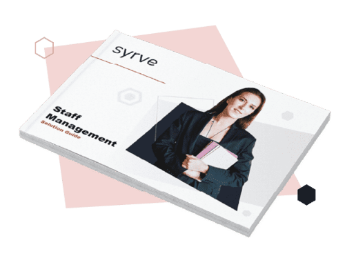 Syrve - Solution Slicks - Staff Management - 3D Cover Asset Syrve - Solution Slicks - Staff Management - 3D Cover Asset
