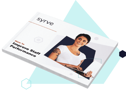 Syrve - PDF Documents - How to improve staff performance - 3D Cover - Cover & Assets Syrve - PDF Documents - How to improve staff performance - 3D Cover - Cover & Assets